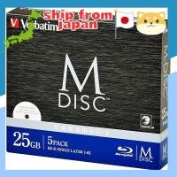 ราคา Verbatim M-DISC Long-Term Storage Blu-ray Disc 1-Time Recordable BD-R 100GB Printable White Label, 3-5 Pack, Dual/Triple Layer, 2-4x Speed (27432902390)
