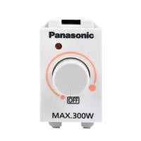 ราคา สวิตซ์หรี่ไฟ 300w Dimmer Switch Panasonic WEG 57813 แถมฝาWEG6801WKฝาแนวตั้ง สีขาว (15509451533)