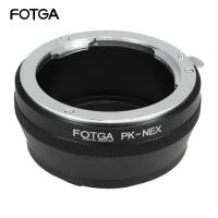 ราคา localcamera-TH Andoer PK-NEX อะแดปเตอร์แหวนดิจิตอลสำหรับเลนส์ Pentax PK K Mount ถึงกล้อง Sony NEX E-Mount (สำหรับ NEX-3 NEX-3C NEX-3N NEX-5 NEX-5C NEX-5N NEX-5R NEX-5T NEX-6 NEX-7) (28842842455)