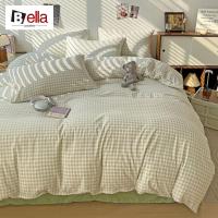 ราคา Hot Dansunreve 3/4ชิ้น ชุดผ้าปูที่นอน 3 5 ฟุต 6 ฟุต ชุดเครื่องนอน ผ้าปูที่นอน ลายสก๊อต ปลอกผ้านวม สีชมพู/สีเขียว ตารางเล็ก ผ้าปูที่นอน แบบแบน นุ่มพิเศษ (26292211226)