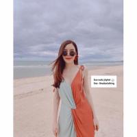 ราคา เดรสผูกไหล่ สไตล์ Flat2112 (5618193522)