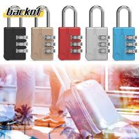 ราคา กระดูกสันหลัง ล็อคตู้หอพัก ความปลอดภัยแบบพกพา 3 หน้าปัดหลักกระเป๋าเป้สะพายหลังซิปล็อค (43825603281)