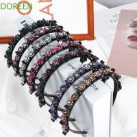 ราคา DOREEN Hoop Rhinestone Multi-layered Hair Accessory with Anti-slip Teeth Clip (41920820534)