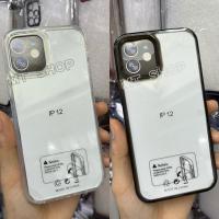 ราคา [ส่งจากไทย] เคสโทรศัพท์ กันกล้อง ขอบนิ่มหลังแข็ง สำหรับ i6Plus - i16Promax เคสกันกระแทกหลังใส ขอบดำ,ขอบใส (27274071499)