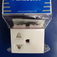 ราคา เต้ารับเดี่ยว​ เสียบขากลมแบนมีกราวด์​ มีม่านนิรภัย​ รุ่นวายด์ซีรี่ส์ (2338553893)