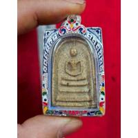 ราคา พระสมเด็จวัดระฆังพิมพ์ใหญ่หลัง ตราเจดีย์เนื้อผงพุทธคุณ สมเด็จพุทธะจารย์โตสร้าง พร้อมกรอบเงินลงยา (41817924619)