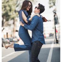 ราคา ทักก่อนสั่ง 3381 ชุดเซทคู่รัก ชุดคู่ เสื้อเชิ้ตML +จั๊มสูทSML VSM (5058669452)