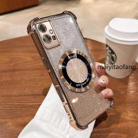 ราคา [สีใหม่] เคสสําหรับVivo Y75 5G Y33s 5G Y55 5Gเคสโทรศัพท์ใสทองสีใหม่สติกเกอร์แม่เหล็กเคสซิลิโคนอ่อนนุ่มกันกระแทกสี่มุมGlitterฝาครอบโปร่งใสRFVTGBR (29842273297)