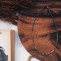 ราคา สร้อยคอลูกปัดหินหลากสี (292227515)