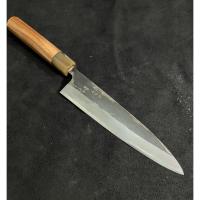 ราคา มีดญี่ปุ่นมือสอง Sakai Kikumori Miorochi Deba 225mm. (Blue steel) (44165358354)