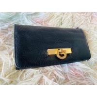 ราคา กระเป๋าตังใบยาว DKNY หนังแท้ ปั้มทุกจุด ซับลายน้ำ หลายช่องใช้งาน ช่องซิปหลังไม่มีหัวซิป แต่รูดใช้งานได้ปกติ (23554319145)