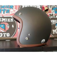 ราคา หมวกกันน็อคคลาสสิค Avex Lb Plus เทาบรอนซ์ ขอบน้ำตาล (3148188341)