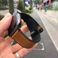 ราคา หัวเข ็ มขัดแม ่ เหล ็ ก Crazy Horse Grain หนังเหมาะสําหรับ applewatch Apple Watch iwatch9 Retro 87 (26462027107)