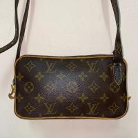 ราคา กระเป๋ามือสอง ของแท้ Louis Vuitton Pochette Marly สภาพดี (28078495994)
