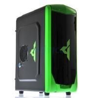 ราคา GVIEW Computer case G3-10 (Black-Green) (574296112)