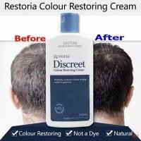 ราคา Restoria Discreet Colour Restoring Cream สีเทาสีผม Restoring Cream เหมาะสําหรับผู้ชายและผู้หญิง (40924836523)
