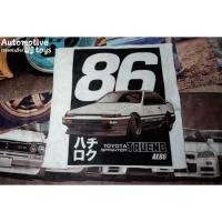 ราคา ผ้าชามัวร์สกีนลาย TOYOTA AE86 สวยสุดๆ (Chamois) (2260260215)