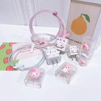 ราคา ชุดถนอมสายชาร์จ ชุดเเต่งสายชาร์จลายการ์ตูน ที่ถนอมหัวชาร์จ กันสายหัก (15834817528)