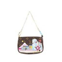 ราคา BU230107874] Lv / Mini Pochette Vivienne MicrochipNEW 2022 (22551627058)