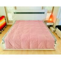 ราคา ผ้านวมขนเป็ด หรือไส้ผ้านวมขนเป็ด (ขนเป็ดละเอียด) ขนาด 5-5.5ฟุต สีชมพูปักลายตารางทั้งผืน ยี่ห้อ La Pomme มือสองเกาหลีแท้ (26901213388)