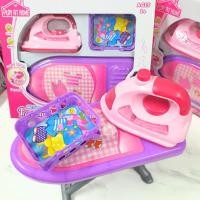ราคา ชุดรีดผ้าจำลองบ้านแสนสนุก ชุดของเล่นรีดผ้าเด็ก เตารีดมีเสียง มีไฟ อุปกรณ์ 3 ชิ้น เสริมพัฒนาการ (44202498434)