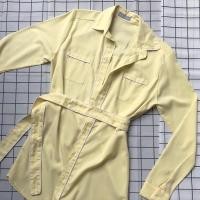 ราคา เชิ้ตแขนยาวสีเหลืองพาสเทล (7546347979)