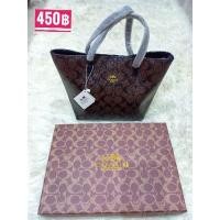 ราคา กระเป๋าถือ รุ่นช๊อปปิ้ง coach ไซส์ 11 นิ้ว (16217186826)