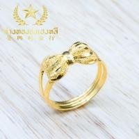 ราคา YHLG️ แหวนทองลายโบว์ น้ำหนักครึ่งสลึง (2825910224)