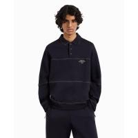 ราคา ARMANI EXCHANGE BONDED STRETCH POLO SWEATSHIRT เสื้อแขนยาว (26436505297)