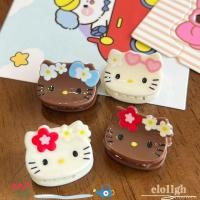 ราคา ELOGH Hello Kitty Hair Claw Clip, Sweet Fashion Small Size Sanrio Colourful Shark Accessory for Women (26187557823)