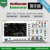 ราคา FNIRSI 1014D Digital Oscilloscope DDS สัญญาณเครื่องกําเนิดไฟฟ้า,100X แรงดันไฟฟ้า Probe,2 ช่อง 100Mhz Bandwidth 1GSa/s Sampling Rate (43919130861)