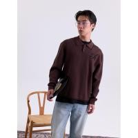 ราคา AIIZ (เอ ทู แซด) - AIIZ เสื้อโปโลผู้ชายแขนยาวผ้าถัก AIIZ Men's A Logo Tipping Polo (44272526055)