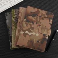 ราคา A5 Camouflage Notebook Notepad การประชุมหัวเข็มขัดทหารการศึกษา Notepad (44650090342)