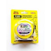 ราคา ตลับเมตรใสพลาสติกเหนียวตกไม่แตก Teslbao 5เมตร (9802110871)