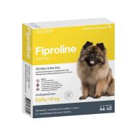 ราคา Fiproline Spot On ยาหยอดกำจัดเห็บหมัด สำหรับสุนัข < 10 Kg. 0.67 ml. x 2 หลอด (28733951323)