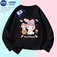 ราคา NASA Kawaii Sanrio My Melody ฤดูใบไม้ร่วง เสื้อกันหนาวแบบฮู้ดดี้ที่สวมใส่ง่าย สำหรับเด็ก ทำจากผ้าฝ้ายแท้ (41870248469)