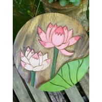 ราคา เก้าอี้ไม้จามจุรี สตูล ลายดอกไม้ กลม กว้างสูง 10 นิ้ว ใช้นั่งเล่น ซักผ้า เปลี่ยนรองเท้า ทำสวน (24882333809)