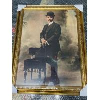 ราคา ร้านภาพมงคล888 กรอบรูปภาพพระบรมฉายาลักษณ์ ร.5 พร้อมกรอบใส่กระจก ขนาดภาพรวมกรอบ 18x23นิ้ว (3729200300)