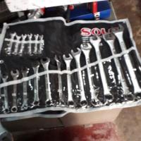 ราคา ชุดประแจ แหวนข้างปากตายชุด solo โซโลของแท้ 18 ตัวชุด มีเบอร์8 ถึงเบอร์ 32 (6425315440)