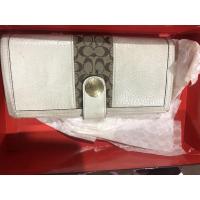 ราคา กระเป๋าตัง Coach ใบยาว สภาพดี ของแท้ (7763176066)