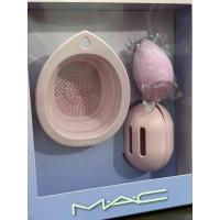 ราคา Mac ฟองน้ำแต่งหน้าพร้อมซิลิโคนทำความสะอาดพับและกล่องเก็บ (41802728424)