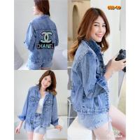 ราคา เสื้อแจ็คเก็ตยีนส์ สียีนส์เกาหลี แจ็คเก้ตยีนส์แฟชั่น (4393130308)