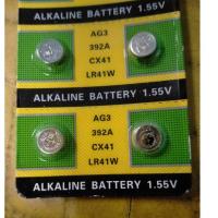 ราคา LR41W AG3 ถ่านกระดุม 1 แผง มี 10 ก้อน ถ่าน 392A CX41 LR41W (18883012768)