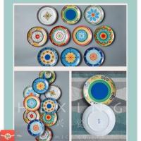 ราคา NEW จานลายวินเทจ เซท 10 ใบ (1325710709)