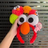 ราคา SESAME STREET ที่คาดผม เครื่องประดับผม ลายการ์ตูน เอลโม่ Elmo **มือสอง** (22440379808)
