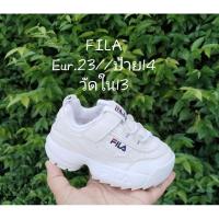 ราคา FILA รองเท้าเด็กแบรนด์แท้มือสอง (29704721935)