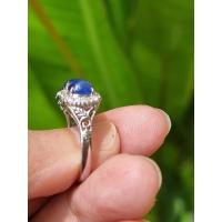 ราคา แหวนไพลินหลังเบี้ยทรงโบราณ (10423917717)