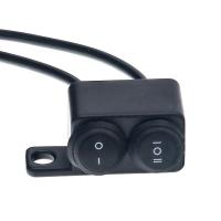 ราคา ปุ่มกดสวิทช์เชื่อมต่อกันน้ำสำหรับรถจักรยานยนต์สกูตเตอร์รถ ATV จักรยาน E-จักรยาน (27168246084)