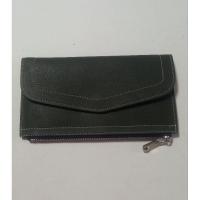 ราคา กระเป๋าหนัง puหนาสีเขียวขี้ม้า ใส่เงินใบยาว ของใหม่ (28223310084)