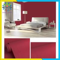 ราคา รูปลอกผนังสีแดง ขนาด 0.45m x 10m กาวหลังละม้วน (40863535071)